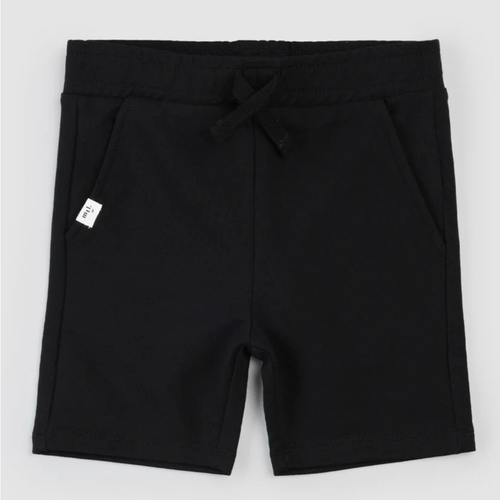 Black Miles Basics Terry Shorts